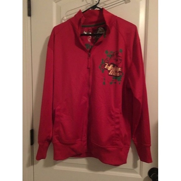 Raider Jean Co. Men's Graphic Active Wear Zip Up Track Jacket Size Mediu…